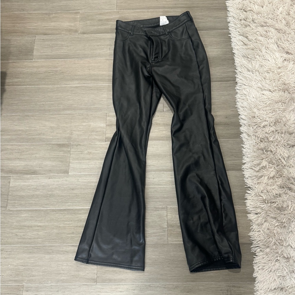 Calzedonia faux leather pants black